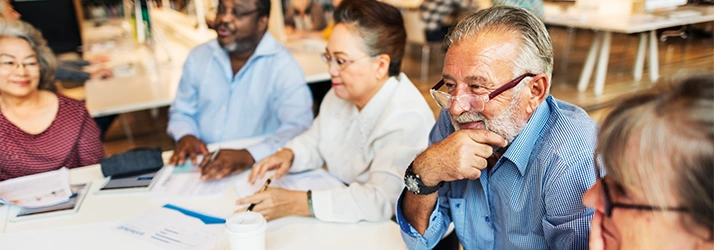 Senior Folks At Seminar